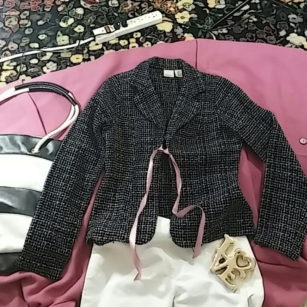 exhilaration Blazer with Ribbon Closure M